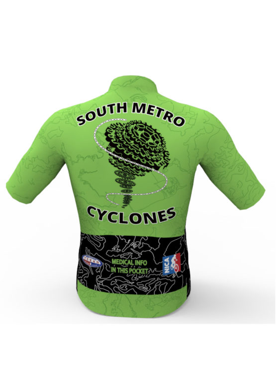 South Metro Cyclones Men's Team Jersey - Image 2