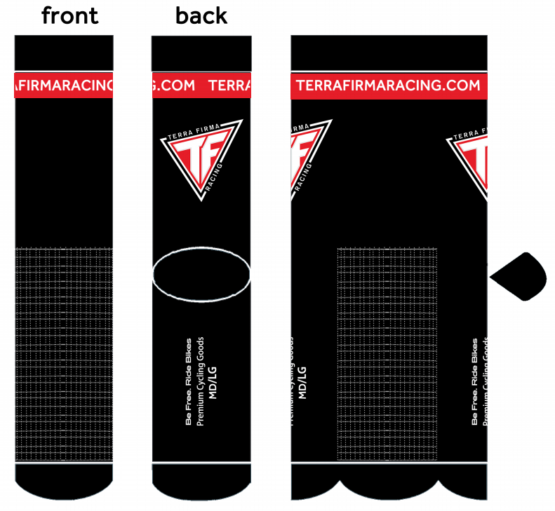 Terra Firma Racing Logo Sock